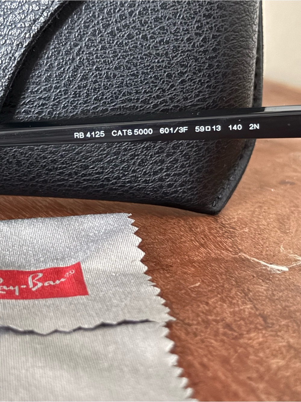 Ray-Ban Cats 5000 59mm Gradient Aviator Black Frame Sunglasses - Picture 5 of 13